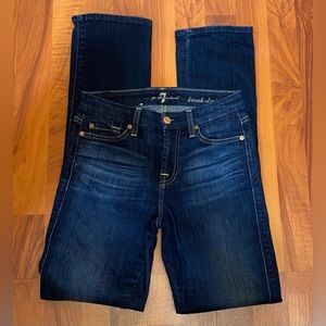 7 for all mankind jeans Karan straight size 24